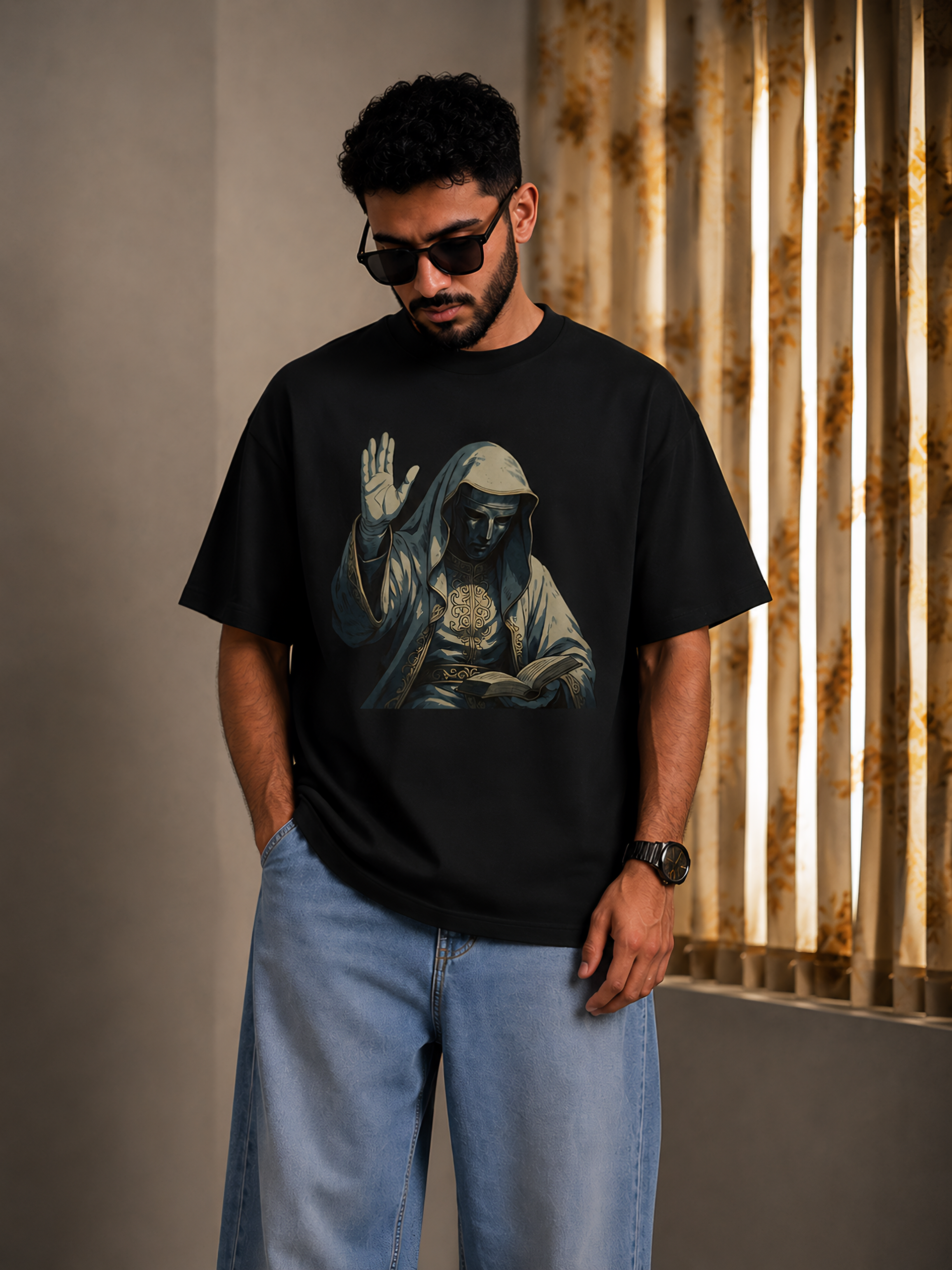 تیشرت کاستوم "king baldwin"