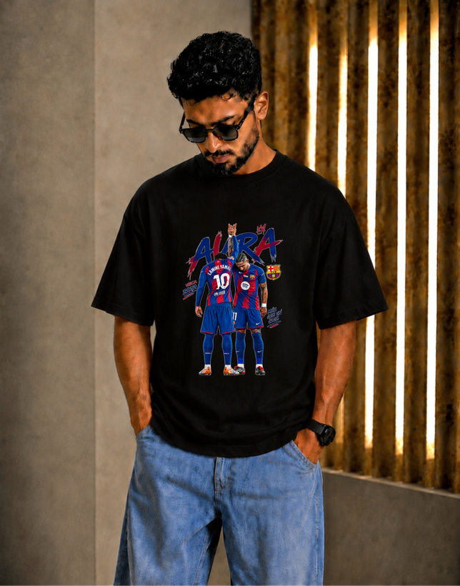 تیشرت کاستوم "ویسکا بارسا" رافینیا بارسلونا